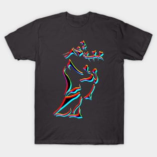 Psychedelic Bagpiper T-Shirt